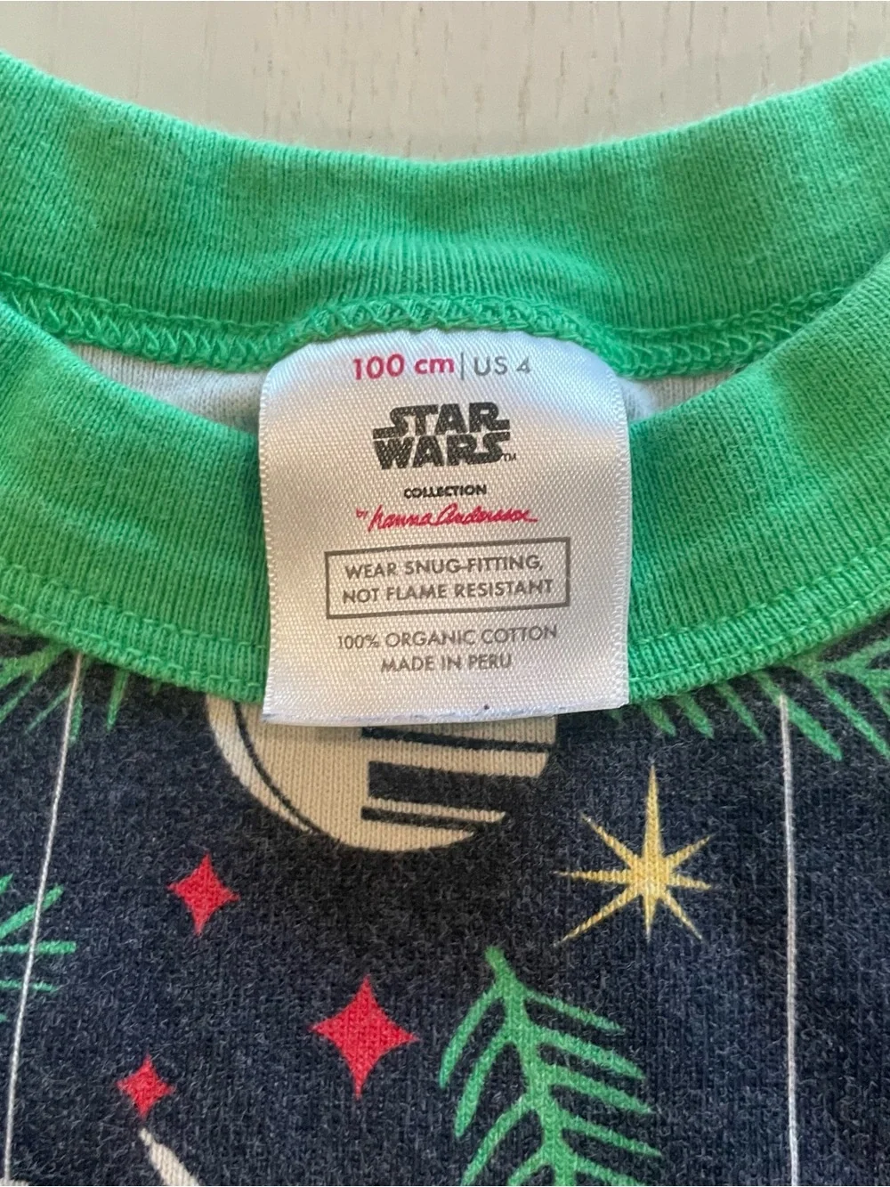 Hanna Andersson STAR WARS Holiday Long John Pajama Set - Size 4 100